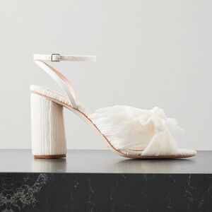 LOEFFLER RANDALL Off-White Camellia Bow (Size US 7)